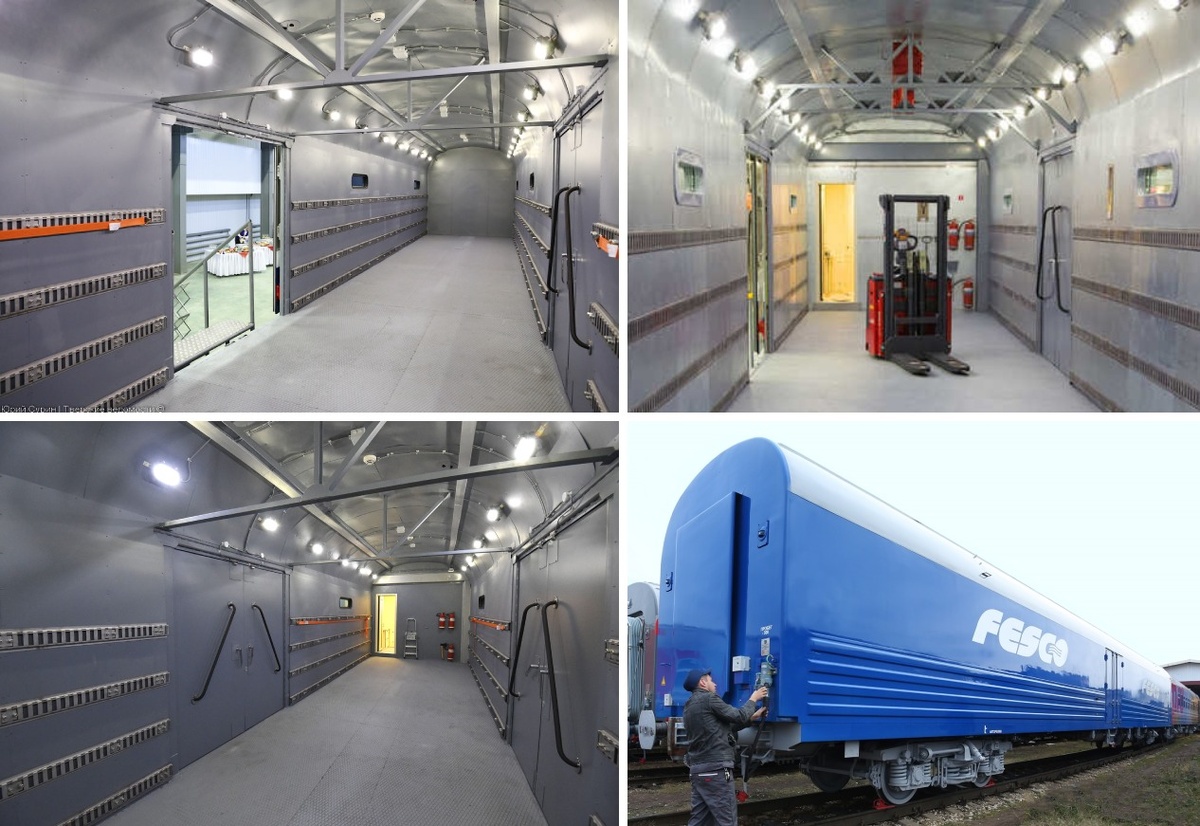 Новые железнодорожные, багажные вагоны повышенной надежности