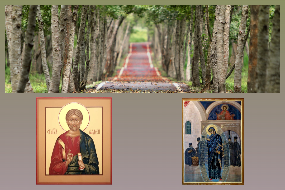 Икона ап.Фаддей, Икона Богородицы Светописанная, Осень/pixabay.com
