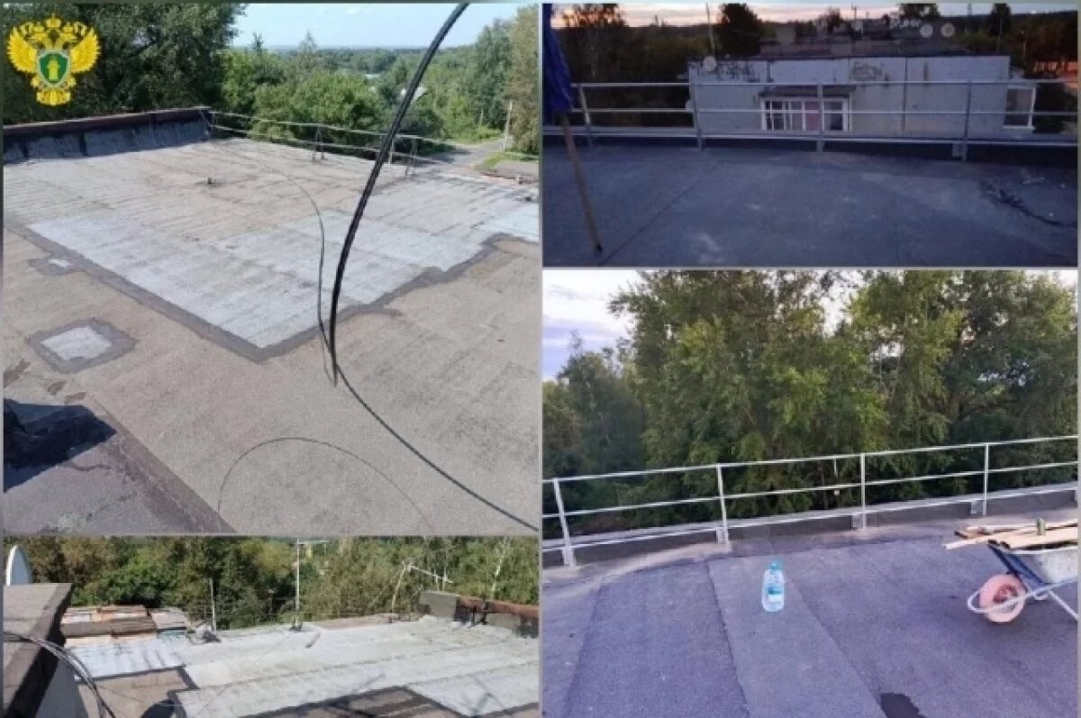    В Узловском районе после обращения в прокуратуру провели капремонт кровли