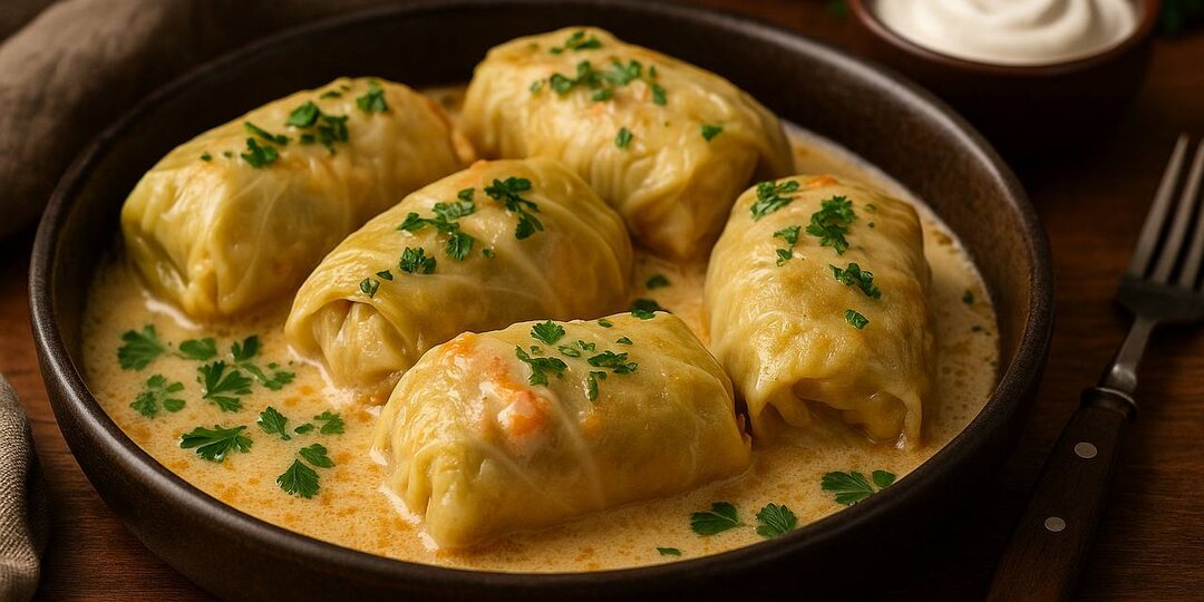 Голубцы в сметанном соусе: нежный вариант любимой классики