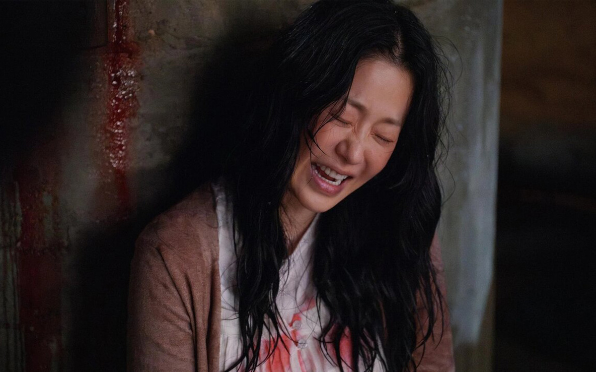 Кадр из дорамы "Богомол: Первородный грех"