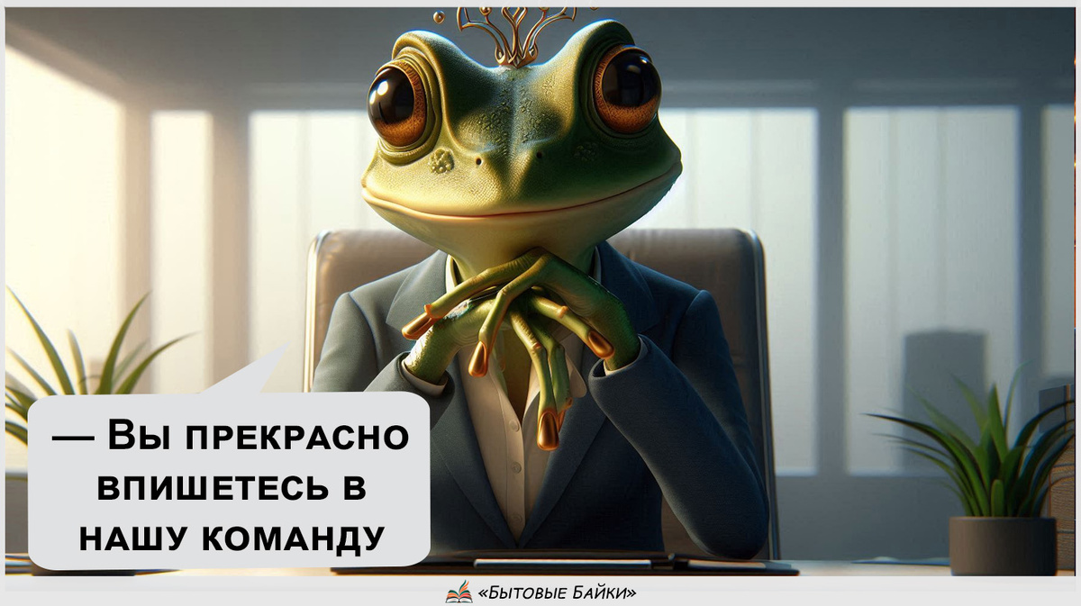 Как я устроился на работу к царевне-лягушке - Рассказ