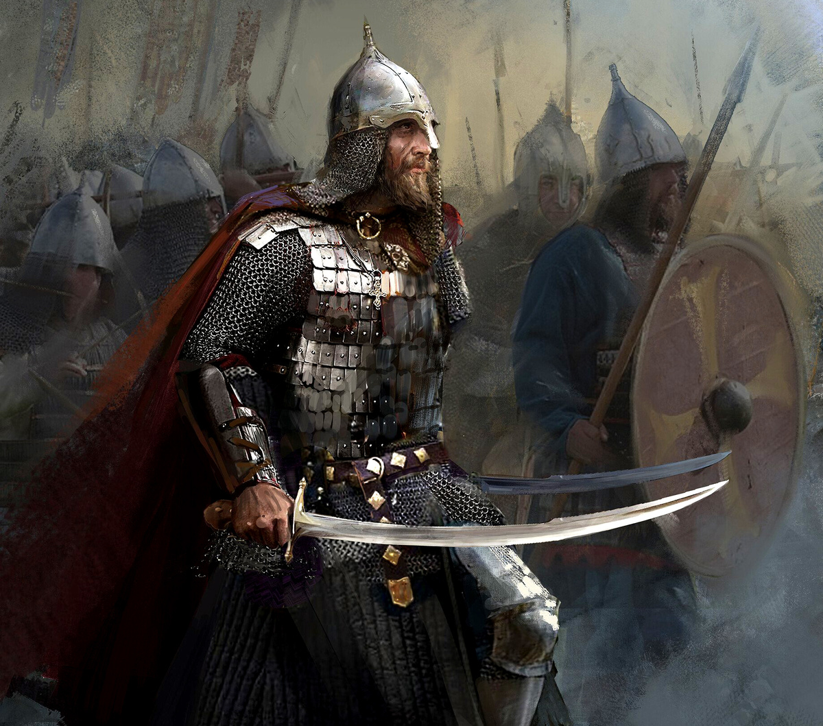 Русский Воин. Худ. Андрей Бакулин