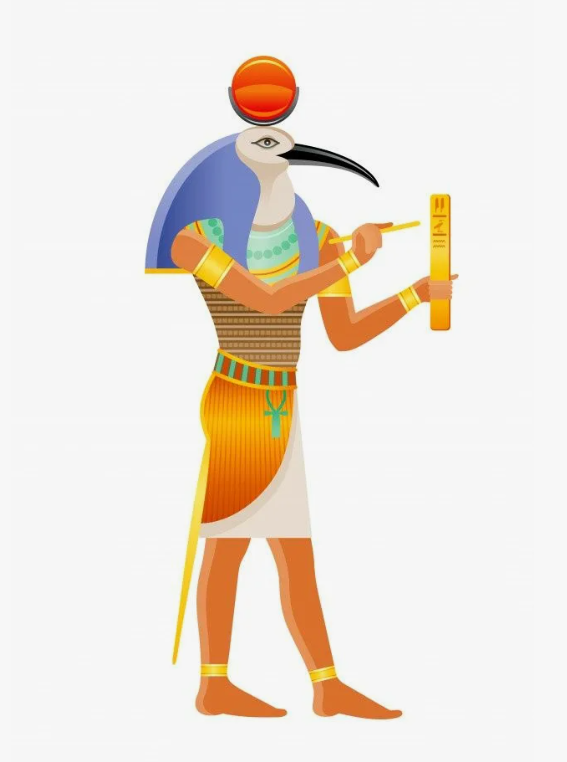 Бог мудрости, знаний, Луны, покровитель библиотек, учёных, чиновников, государственного и мирового порядка. (интернет)