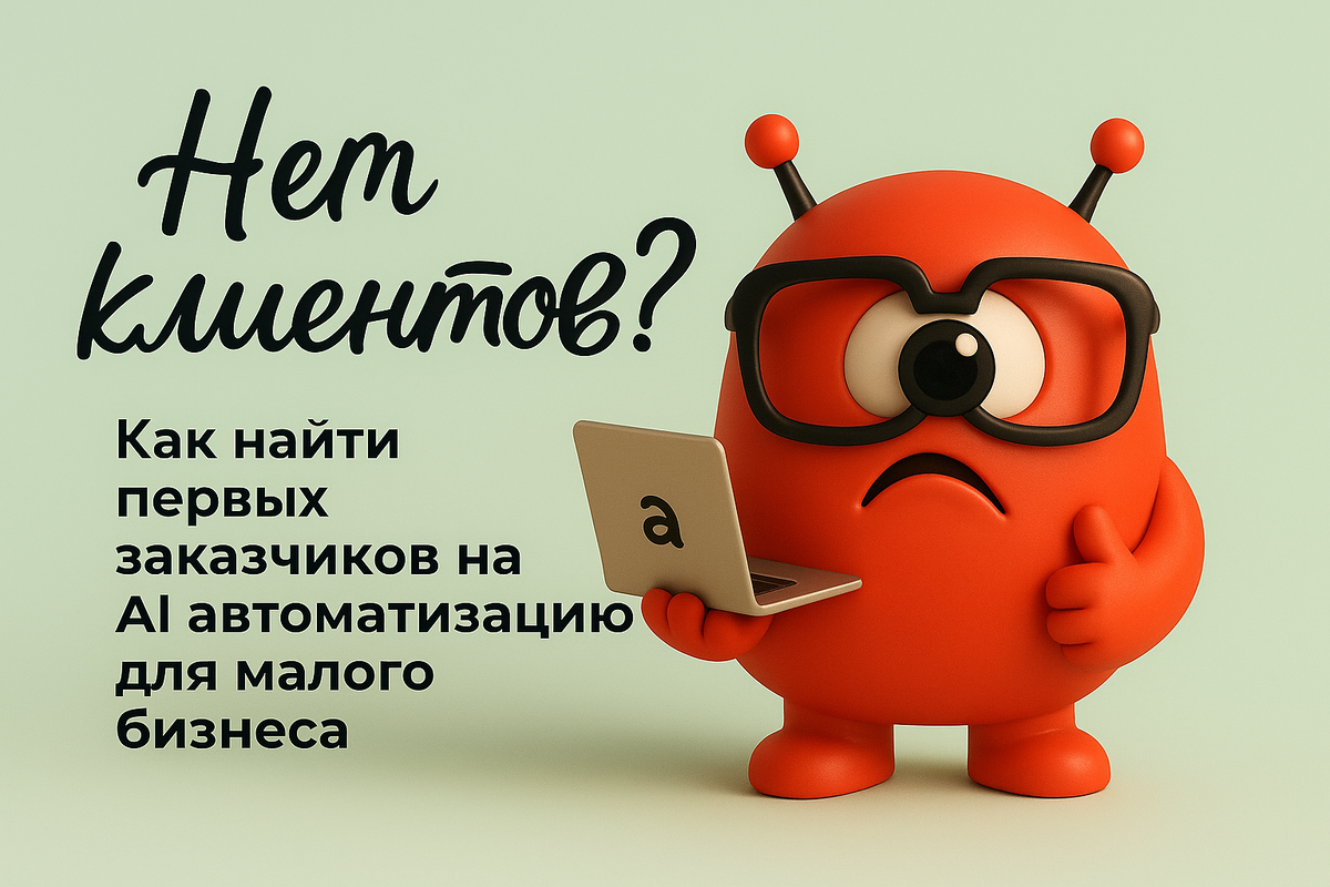    Нет клиентов? Как найти первых заказчиков на AI автоматизацию для малого бизнеса Никита Титов
