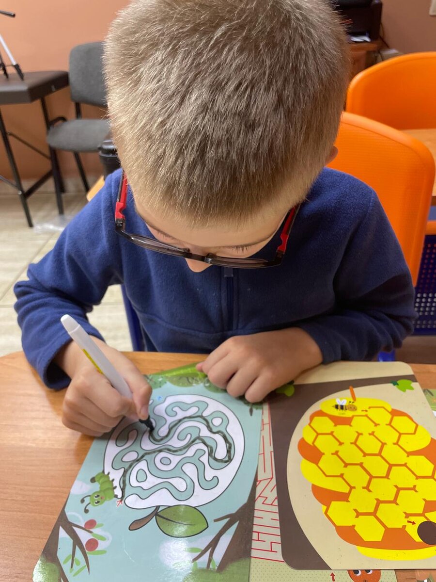 Лабиринт пиши-стирай 