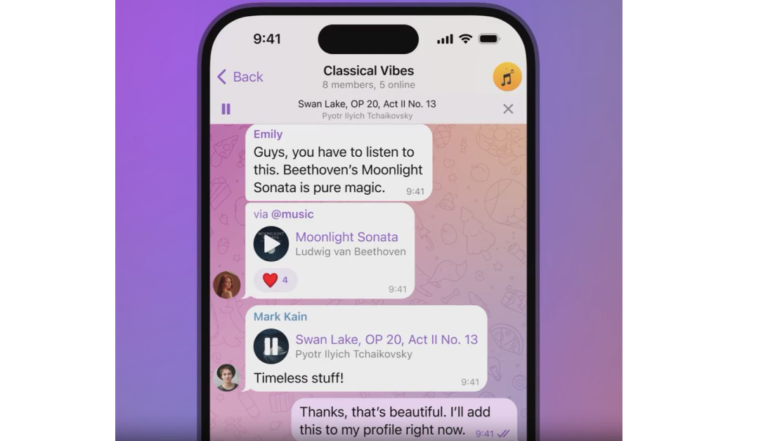 telegram.org📷Как добавить музыку в Telegram