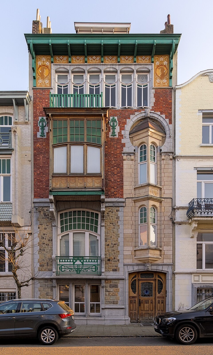 Дом в стиле ар-нуво Эдуарда Франкине и его резиденция (1903).