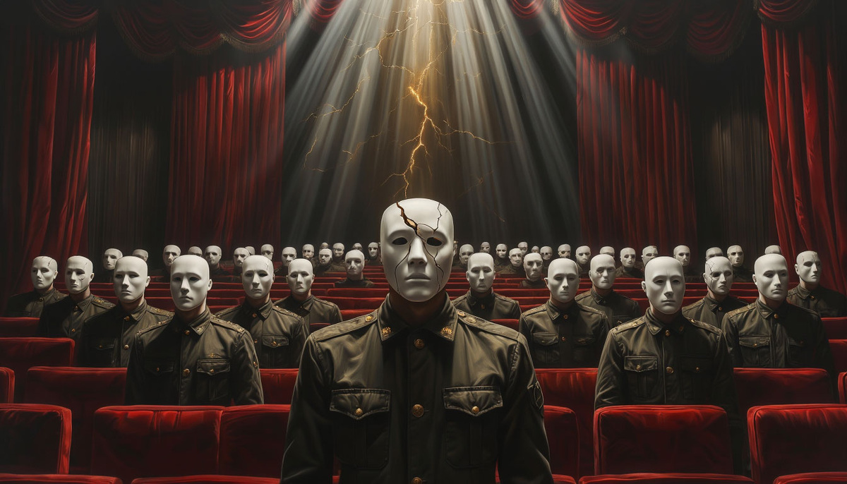 Маски, которые мы носим, пока они не прирастут к лицу.