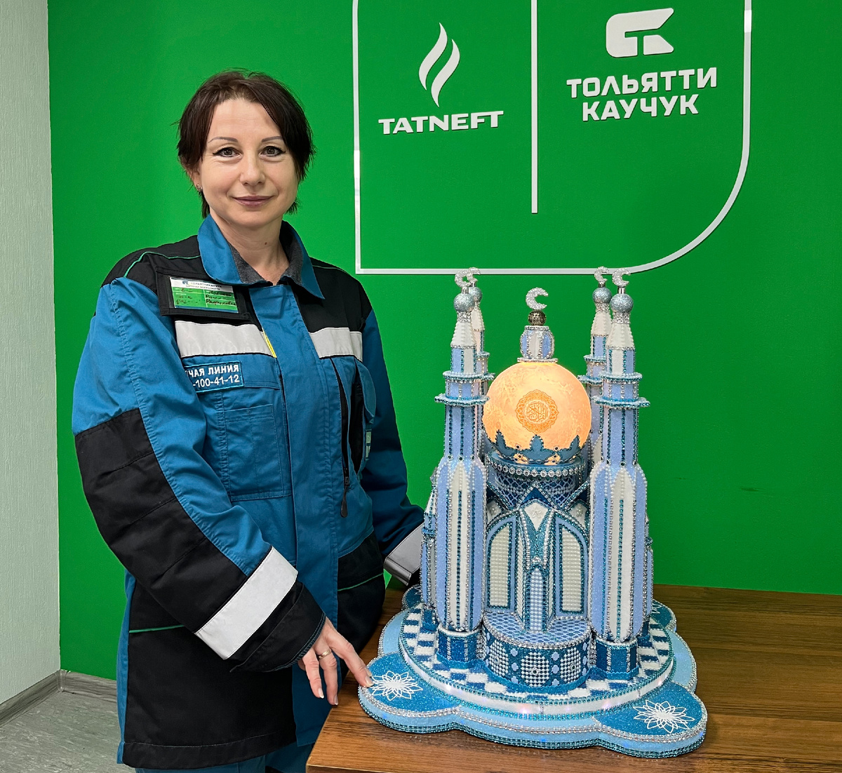 Создать такой макет Раиле Королевой помогла мечта – побывать в Казани и увидеть мечеть Кул Шариф вживую / Фото Елизаветы Вякулиной 