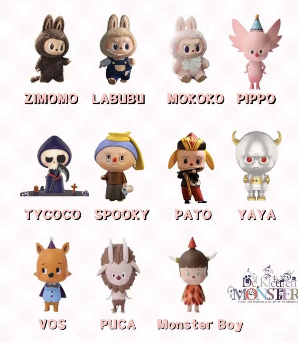 Все персонажи из вселенной Лабубу
