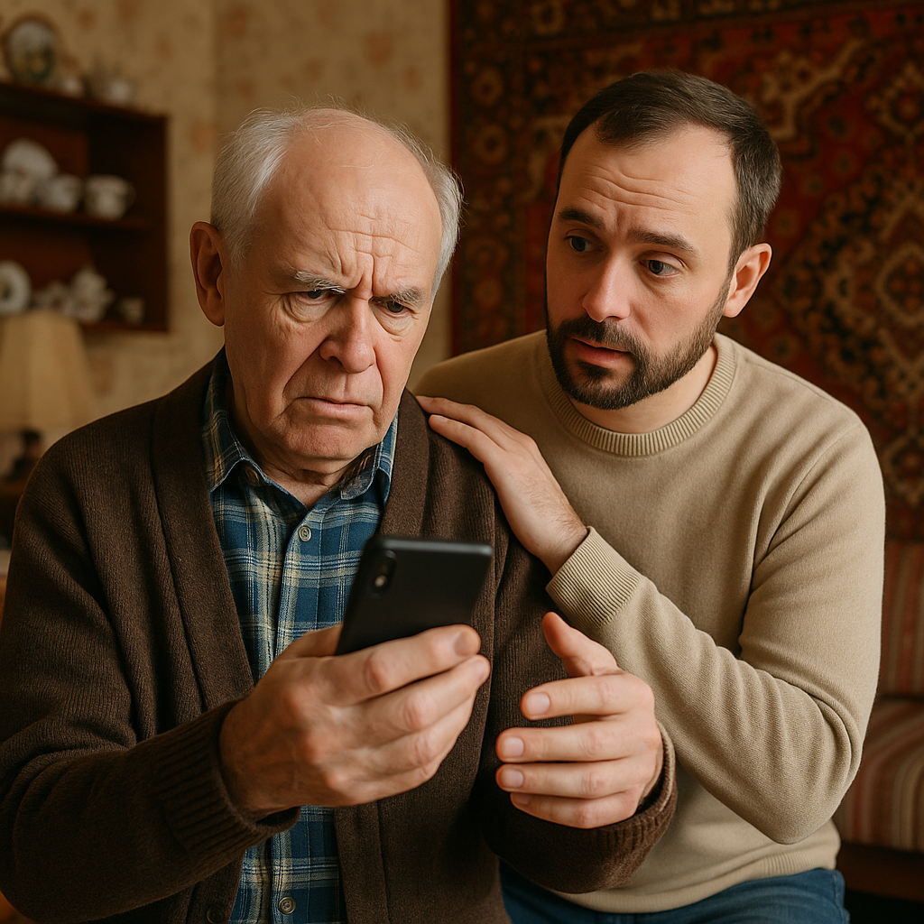 Подозрительное сообщение на телефоне