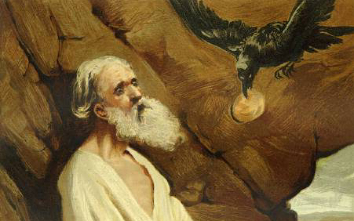 Фото: God's ravens feeding Elijah the prophet by the brook Cherith... g gettyimages.co.uk