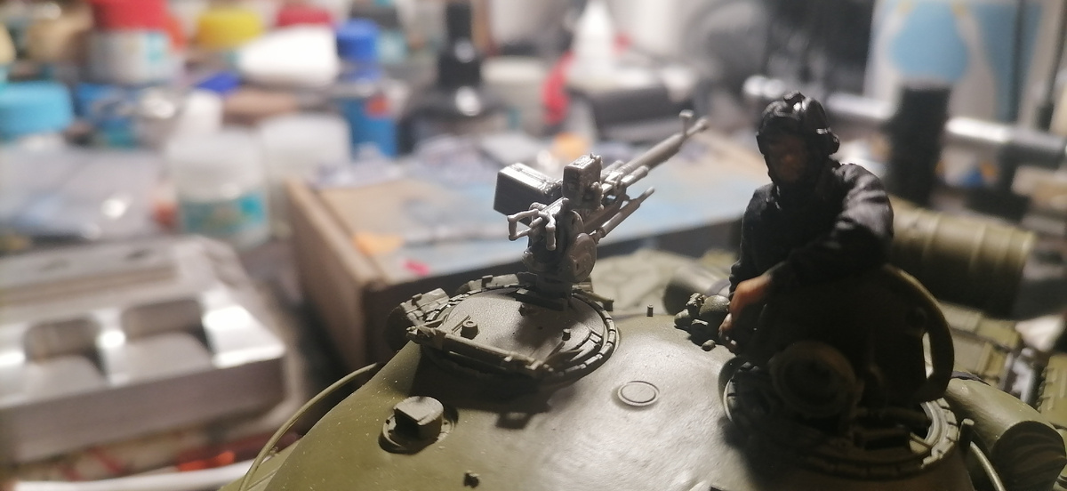 Пулемет на своем месте.