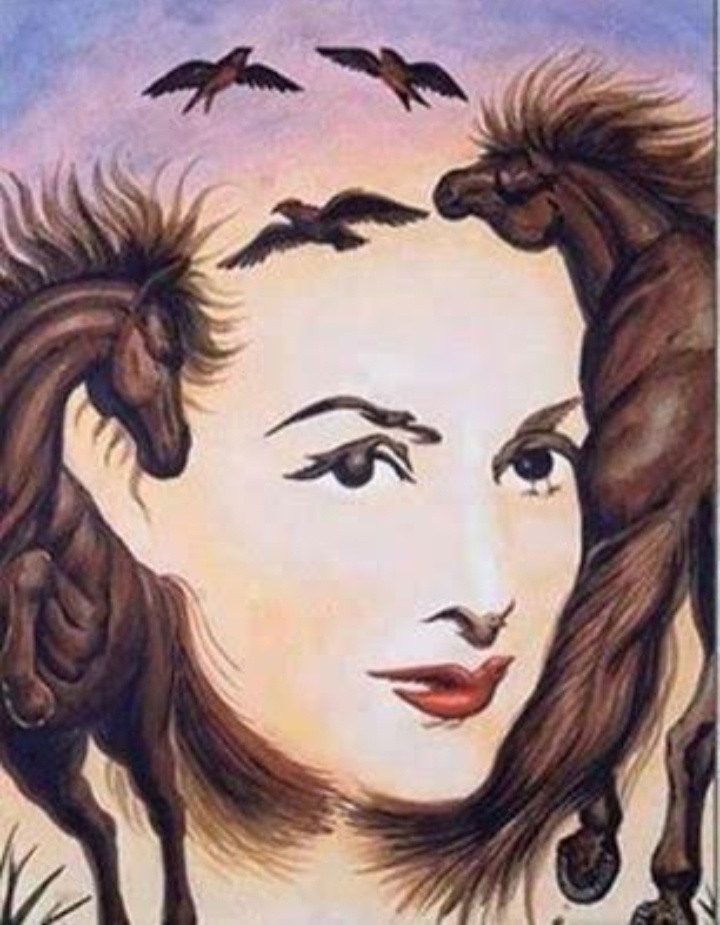 То, что Вы видите, зависит от того  на чем вы фокусируете Ваш взгляд.