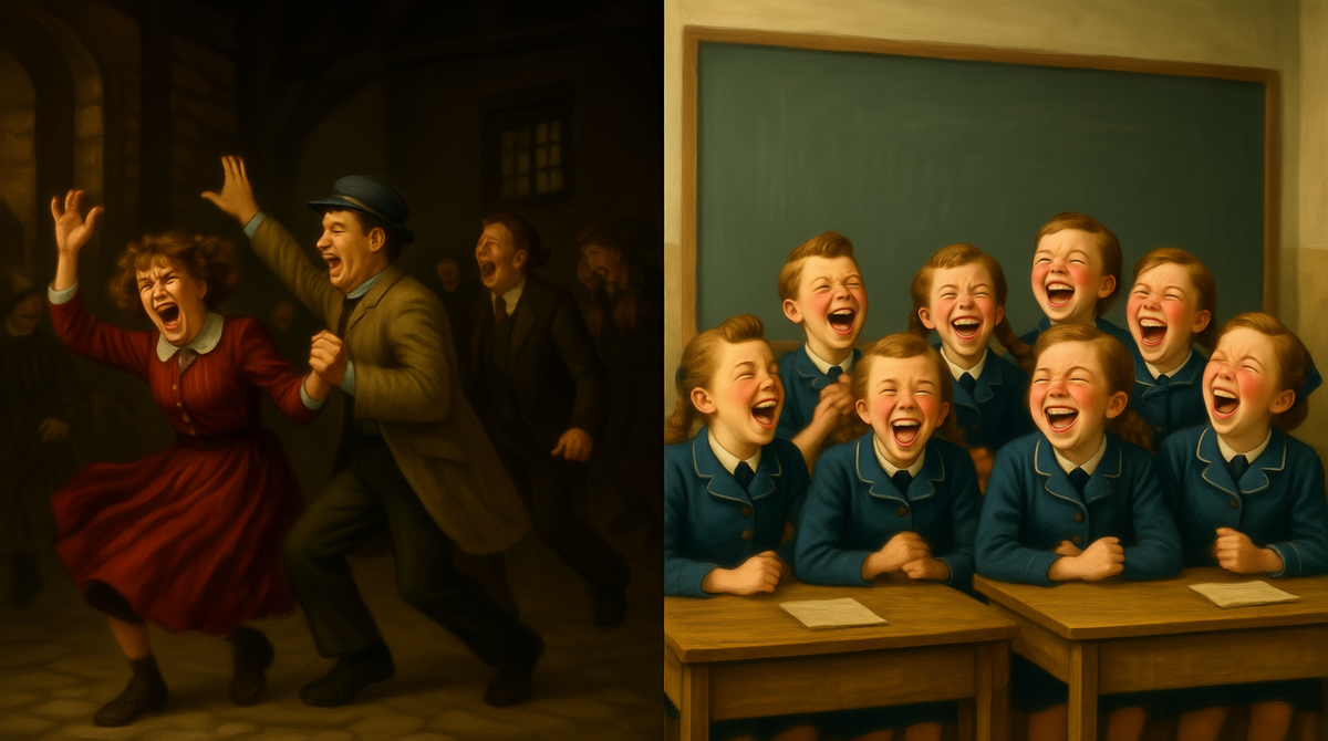 Безумные танцы и безумный смех