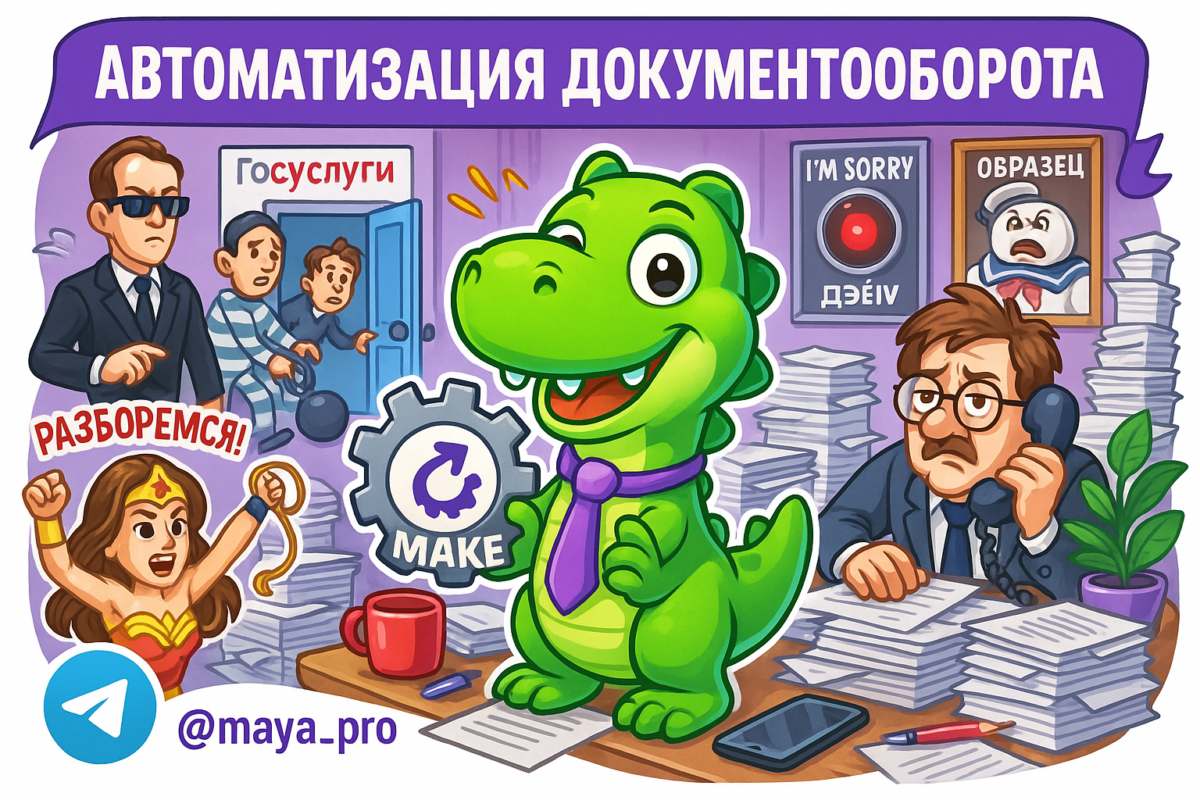    Автоматизация документооборота в госуслугах: освободите себя от бумажного ада с помощью Make.com Артур Хорошев