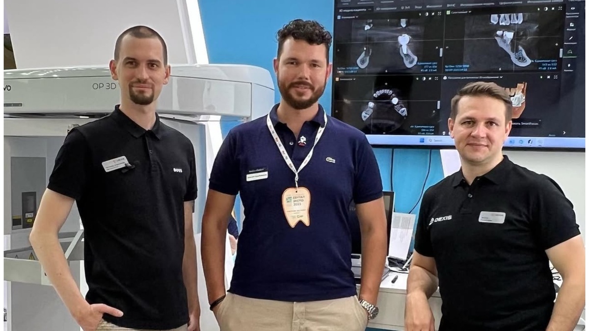 Александр Потапов, врач-рентгенолог. Алексей Коробейников, продакт-менеджер компании «Фэнтези Трейд». Антон Качалков, руководитель отдела продаж DEXIS