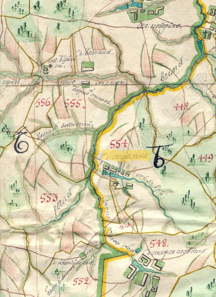 План генерального межевания Каширского уезда