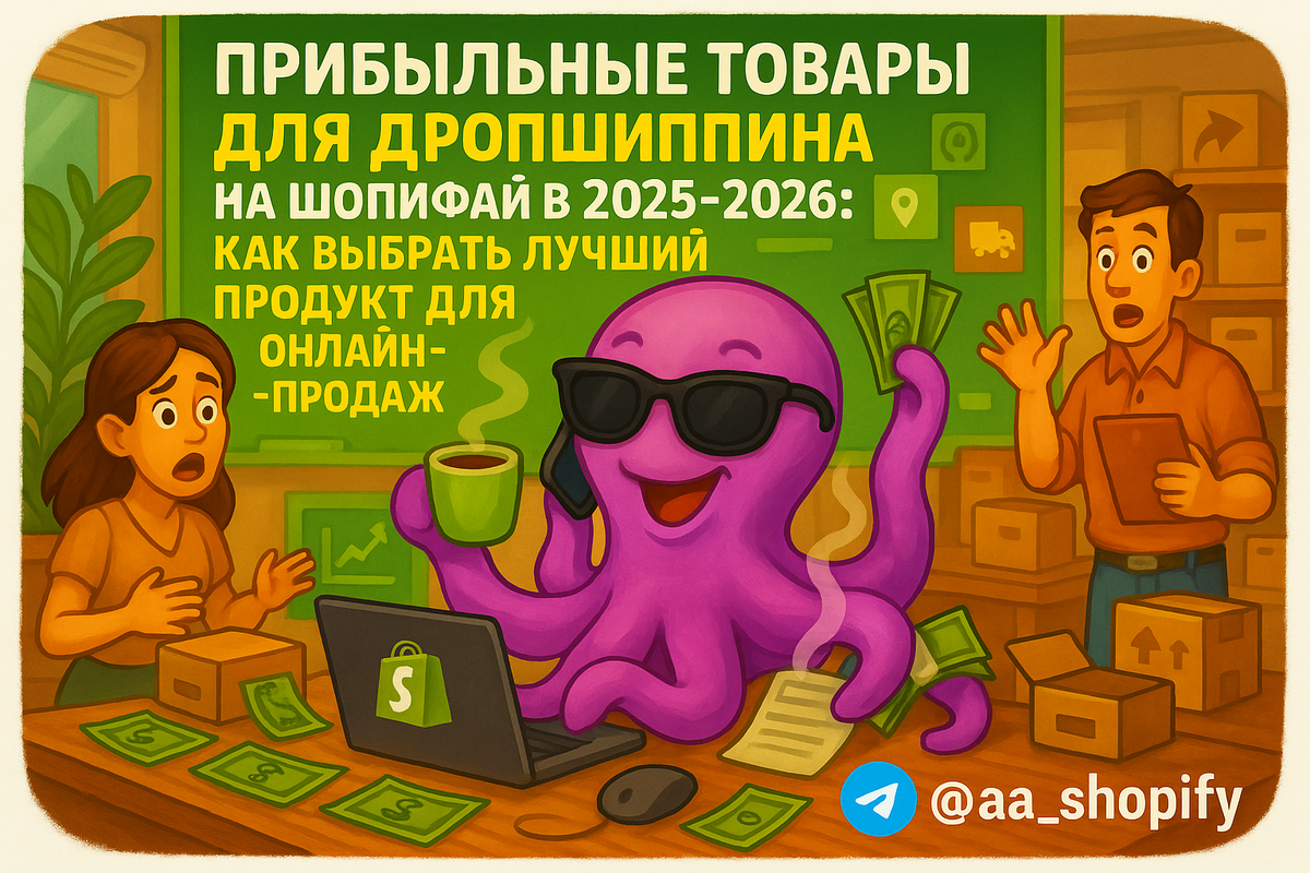    Прибыльные товары для дропшиппинга на Шопифай в 2025-2026: как выбрать лучший продукт для онлайн-продаж aa_ecom