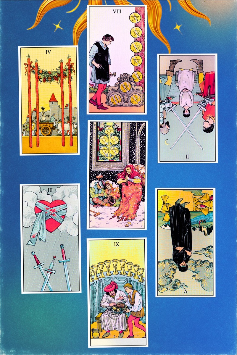 Для Весов эта неделя — как сериал: стартует с праздника, а финал обнадёживает! Немного испытаний для внутреннего баланса, ну а кто ещё, если не Весы, справятся с этим элегантно?

Понедельник — Четвёрка Жезлов
Начало недели приятно удивит: возможно, найдётся отличный повод отпраздновать маленькую победу или просто порадоваться тому, что есть.

Вторник — Восьмёрка Пентаклей
День труда и кропотливой работы. Вам удаётся многое — только не забудьте вечером похвалить себя (хотя бы за то, что не съели все конфеты во время звонка по работе).

Среда — Двойка Мечей (перевёрнутая)
Пора определяться и перестать делать вид, что “всё само рассосётся”. Откройтесь диалогу, даже если решение неидеальное — ведь и иллюзии несовершенны.

Четверг — Тройка Мечей
Возможны огорчения или даже всплывёт какая-то старая обида. Не держите боль “на складе”, проговорите её или просто разрешите себе сегодня быть чуть чувствительнее обычного.

Пятница — Пятёрка Пентаклей
День может показаться серым, особенно если появятся мысли о нехватке чего-то важного. Прежде чем обвинять жизнь, поищите поддержку у близких — или хотя бы у любимой кружки.

Суббота — Пятёрка Кубков (перевёрнутая)
Хорошие новости: настрой меняется на позитив! Выглядит как внутренний «переключатель», позволяющий выйти из режима сожалений и заметить новые перспективы.

Воскресенье — Девятка Кубков
Финальный аккорд: удовольствие от мелочей, ощущение внутренней гармонии, “мини-отпуск” для души. Позвольте себе отметить маленькие радости!

Совет недели
Не злоупотребляйте внутренними переживаниями — делитесь ими! И обязательно разрешите себе пару тёплых вечеров в компании тех, кто по-настоящему ценит вашу золотую душу.