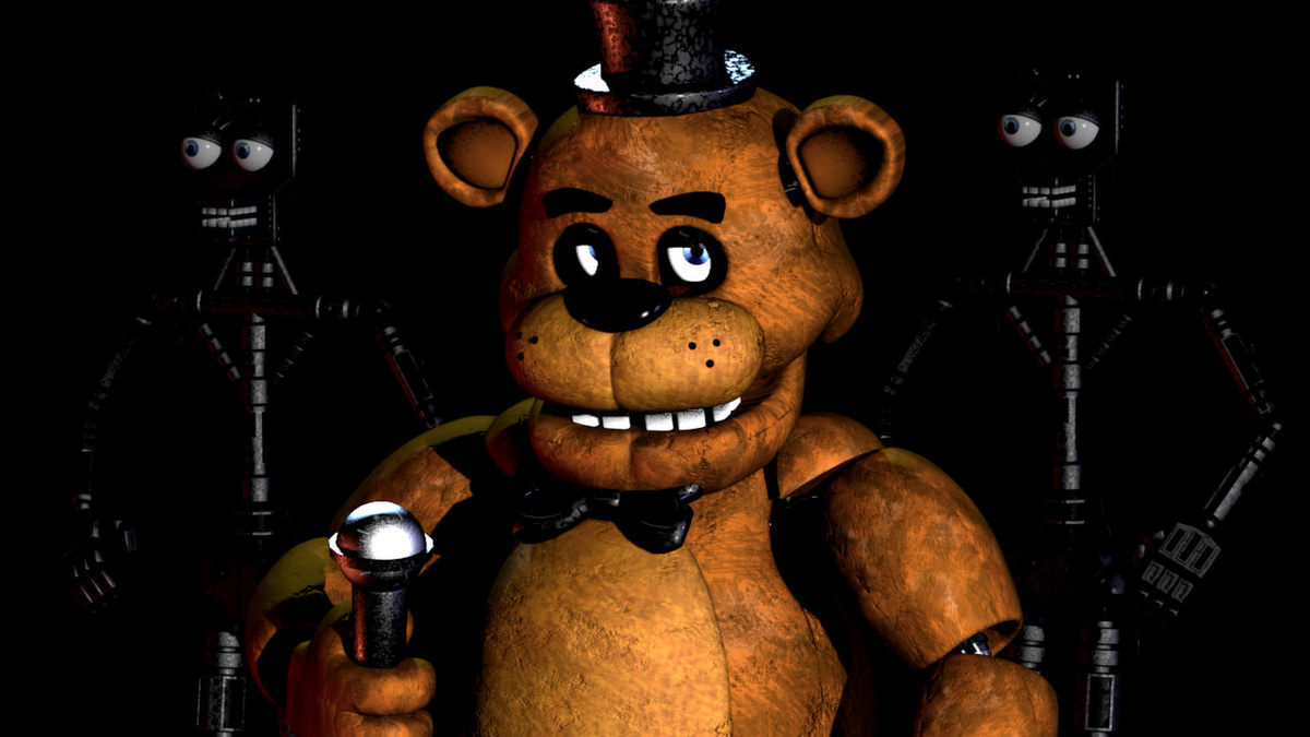 Five Nights at Freddy’s — легендарный хоррор про аниматроников, которые пытаются надеть эндокостюм на бедного охранника пиццерии «Фредди Фазбера»))