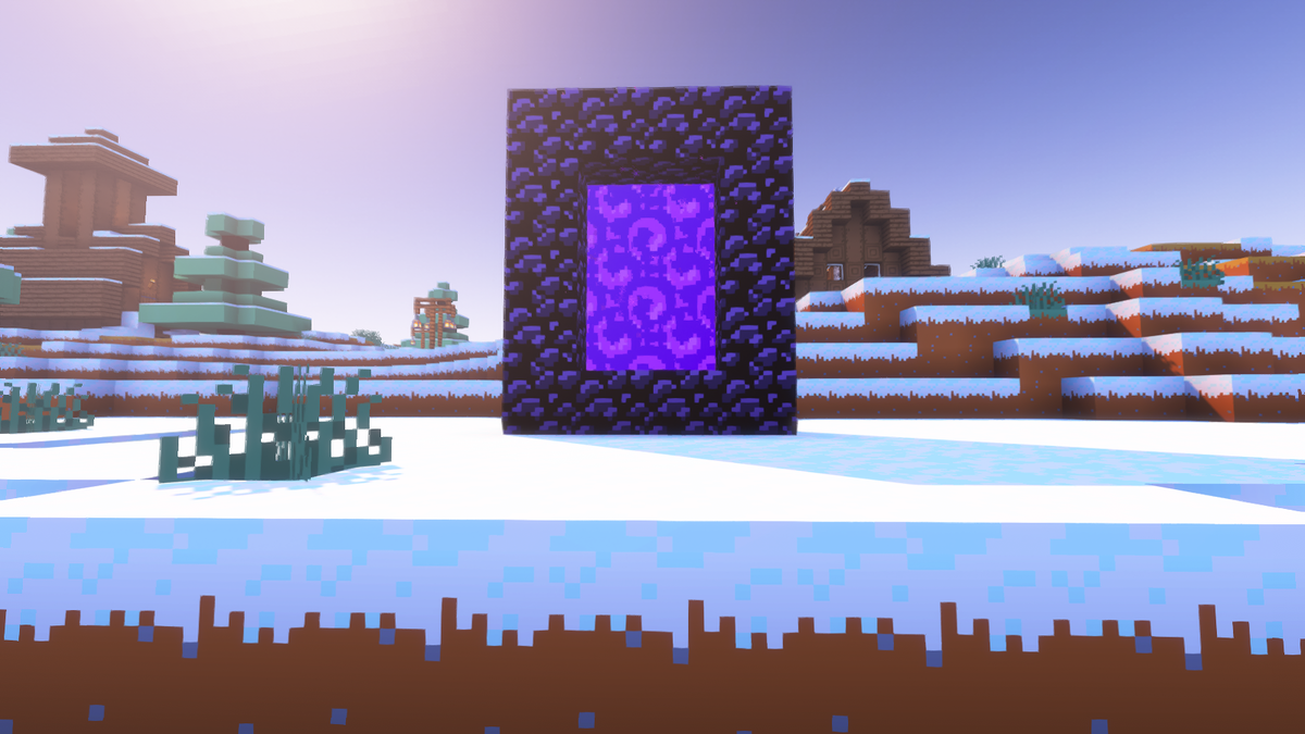 Портал из обсидиана