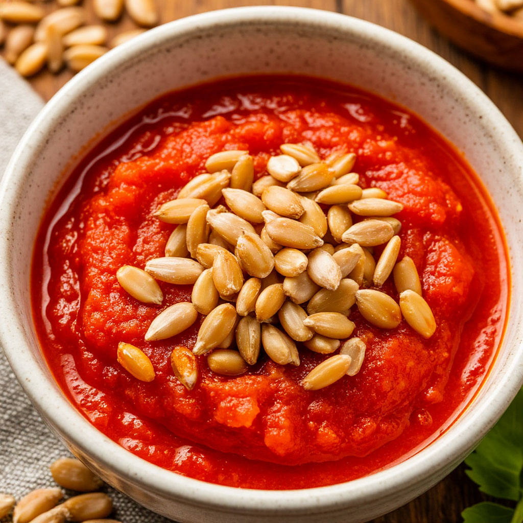 Семечки в томатном соусе.