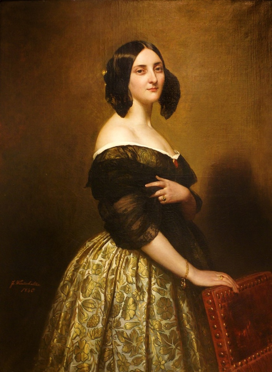 Винтерхальтер. Портрет княгини Альтиери, около 1840 года.