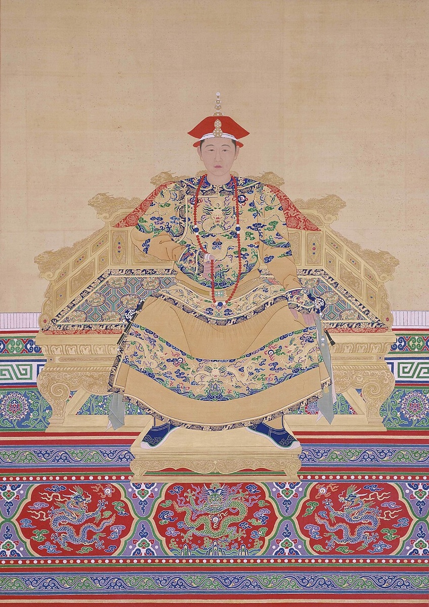 Портрет молодого императора Канси в придворном одеянии