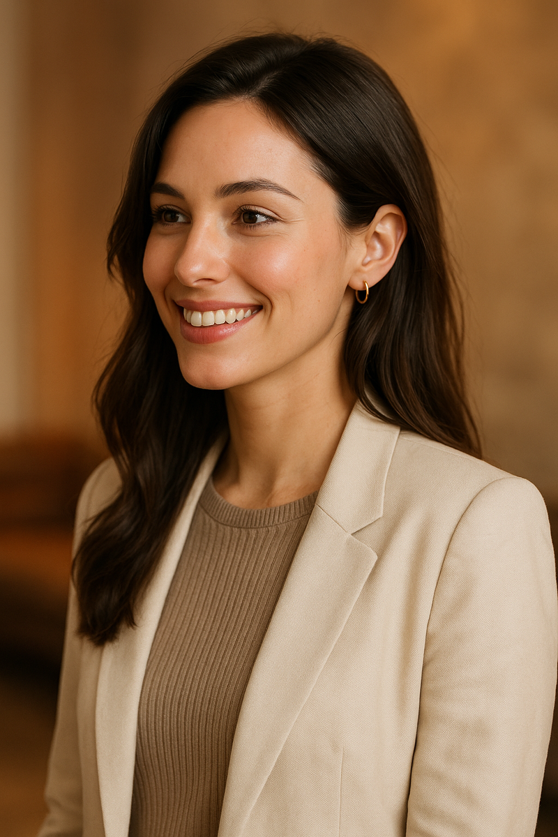 Профиль красивой девушки на сайте знакомств