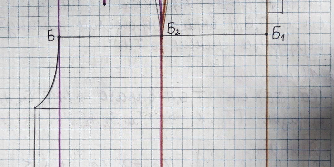 Построение основы прямой юбки