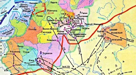 Монголо-татарское нашествие...