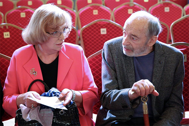    Ольга Остроумова и Валентин Гафт. 2018 год. Фото: АГН Москва/ Кирилл Зыков