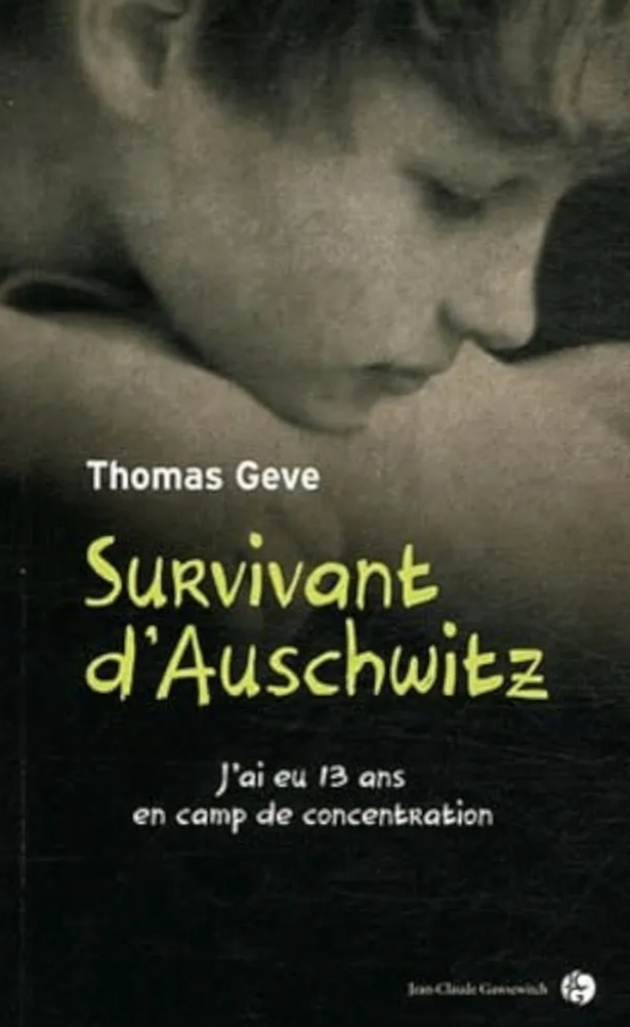 Обложка французского издания «Выживший в Аушвице. Мне было 13 лет в концлагере.»