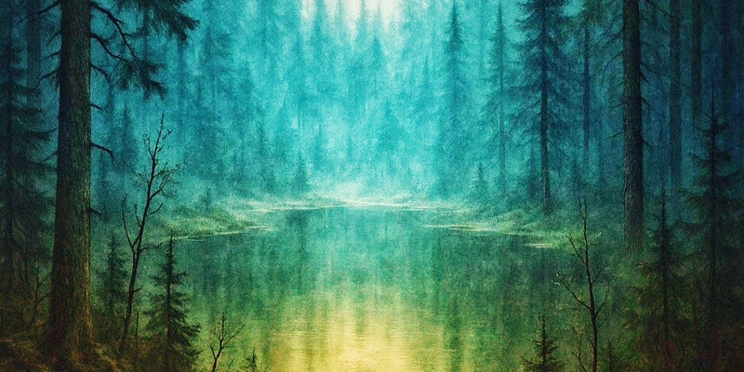 Таинственное лесное озеро:какую тайну скрывает его вода?