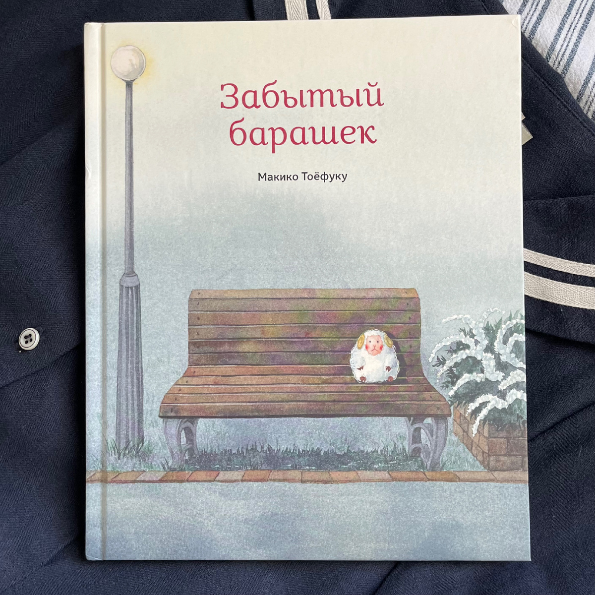 Обложка книги "Забытый барашек". Фото автора.