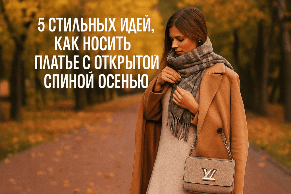    Как носить платье с открытой спиной осенью? Разбираемся, как утеплить летнее платье с помощью многослойности. Идеальные сочетания с кардиганом и свитером! Veveya