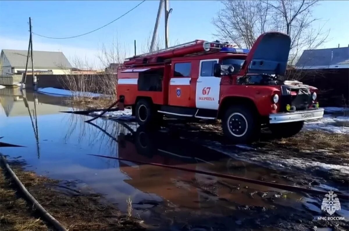    В Омской области уменьшилось число подтопленных территорий до 12
