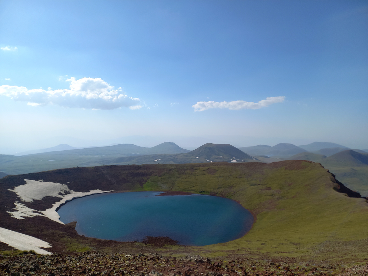 Кратер горы Аждаак