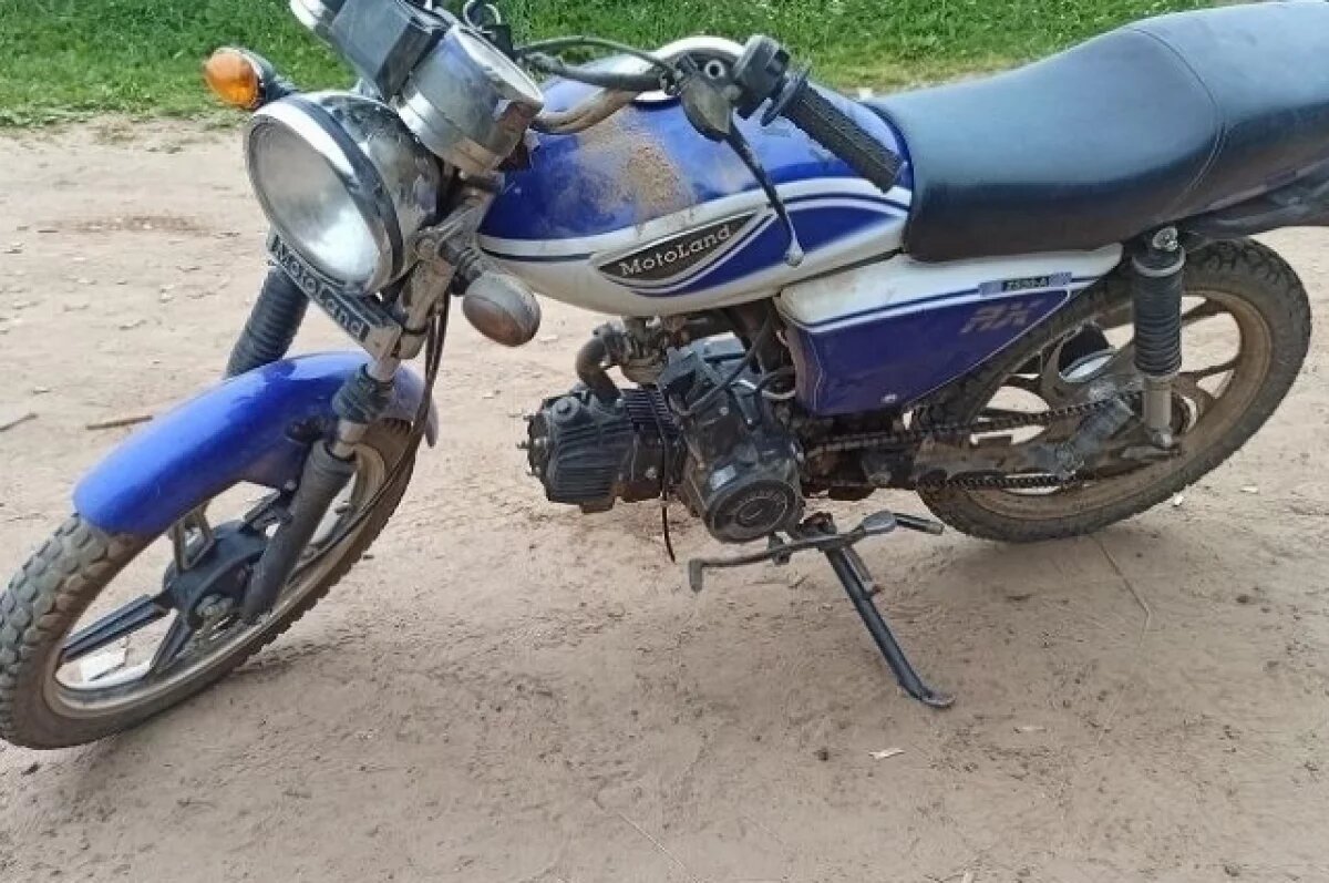    13-летний подросток на мопеде без прав был остановлен полицейскими в Коми