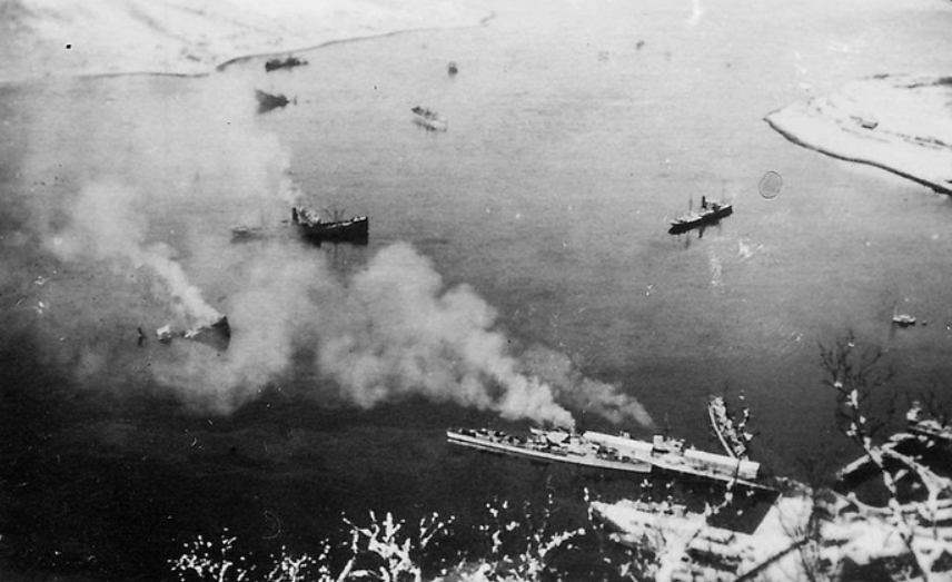 Битва при Нарвике, 9 апреля 1940 года