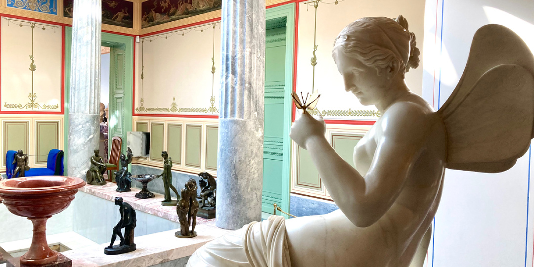 Помпеи, воссозданные в Петергофе. Царицын остров- новый взгляд на древний город.