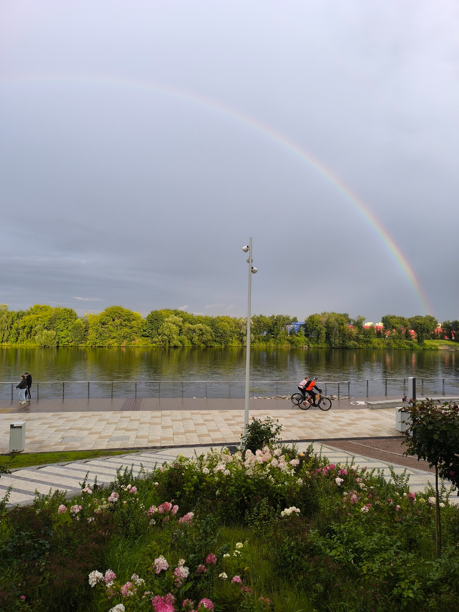 Радуга 🌈 после дождя. Здесь и далее фото автора канала.