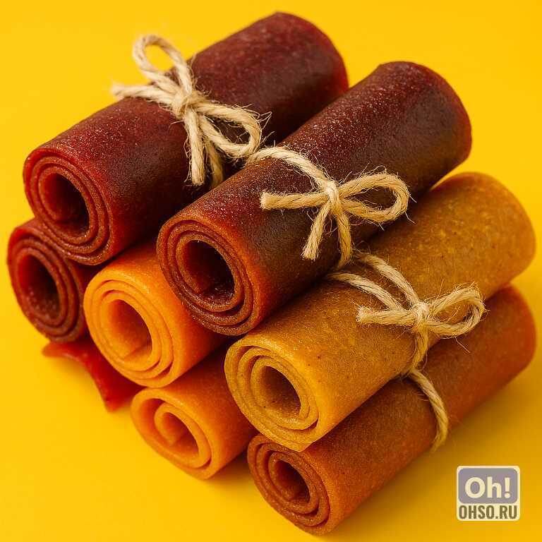    Домашняя пастила из фруктов и ягод © ohso.ru