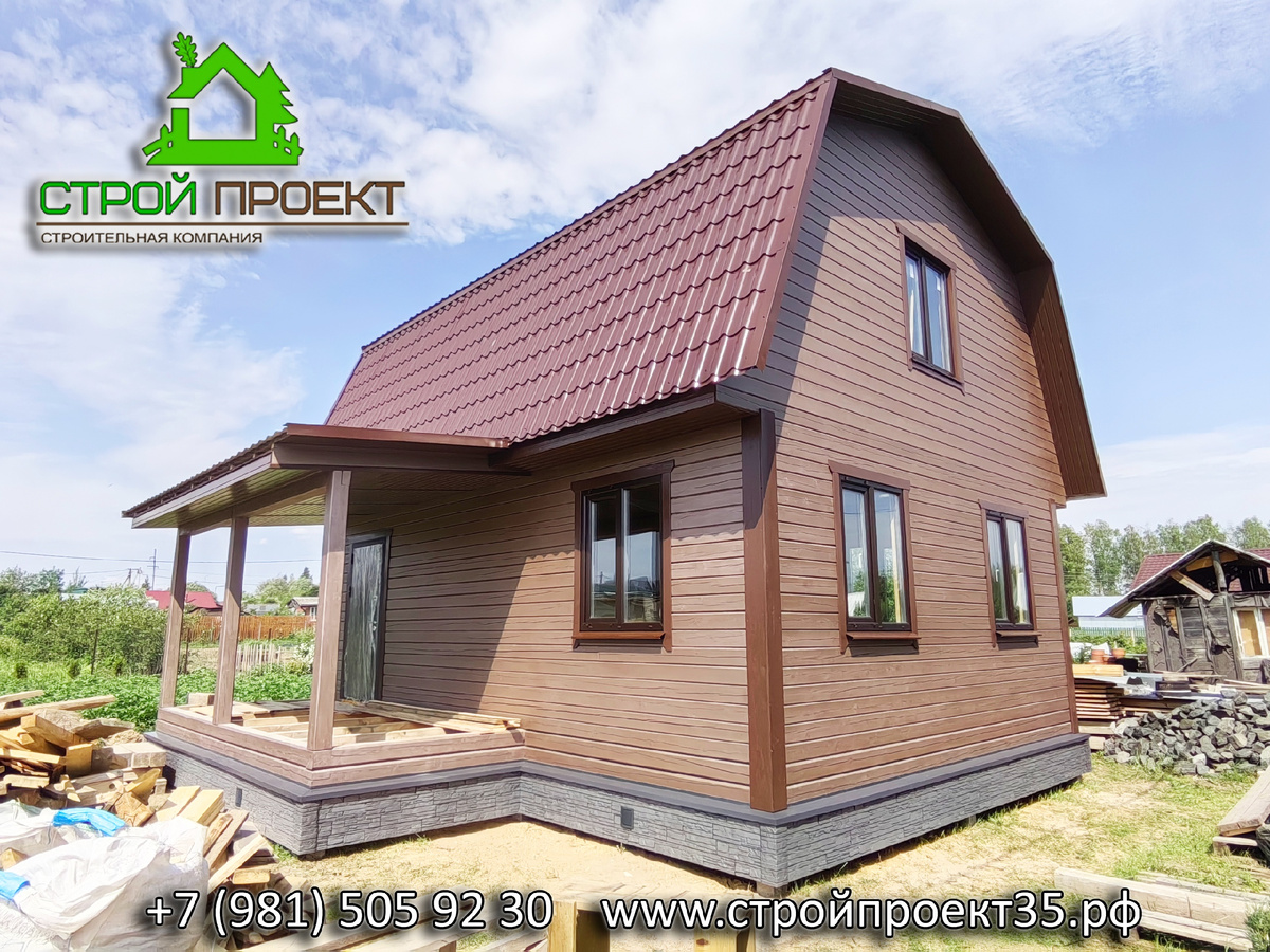 Дом из профилированного бруса