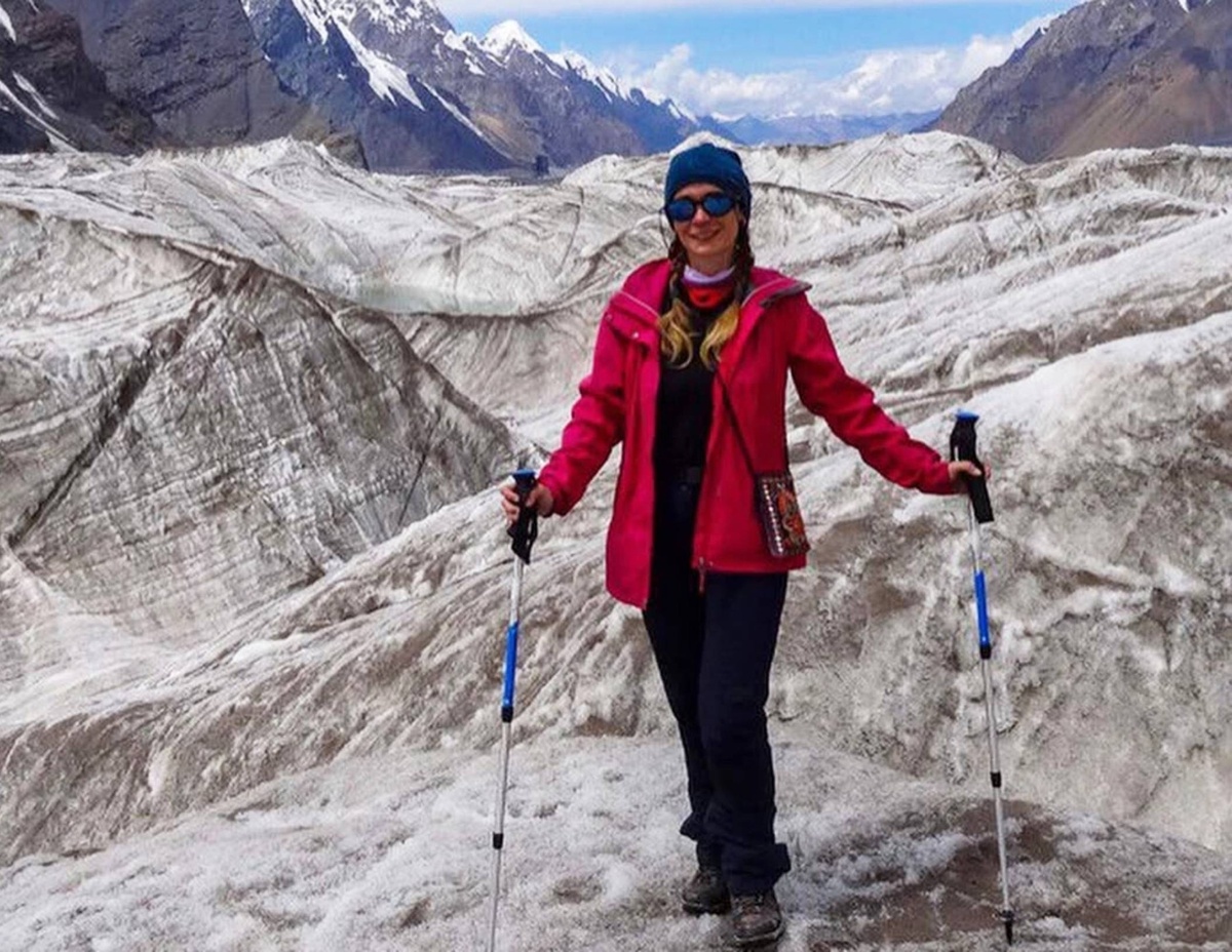    Наталья Наговицына сломала ногу в горах и не смогла спуститьсяСоцсети Натальи Наговицыной