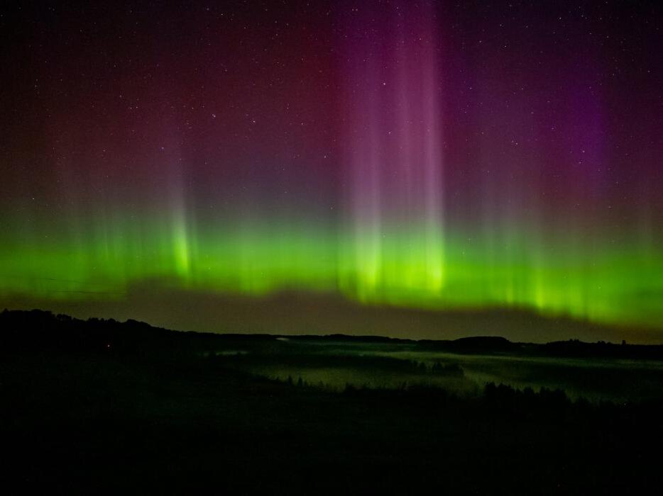 Жители Псковской области наблюдали северное сияние в ночь с 2 на 3 сентября
Фото: Пётр Митрофанов