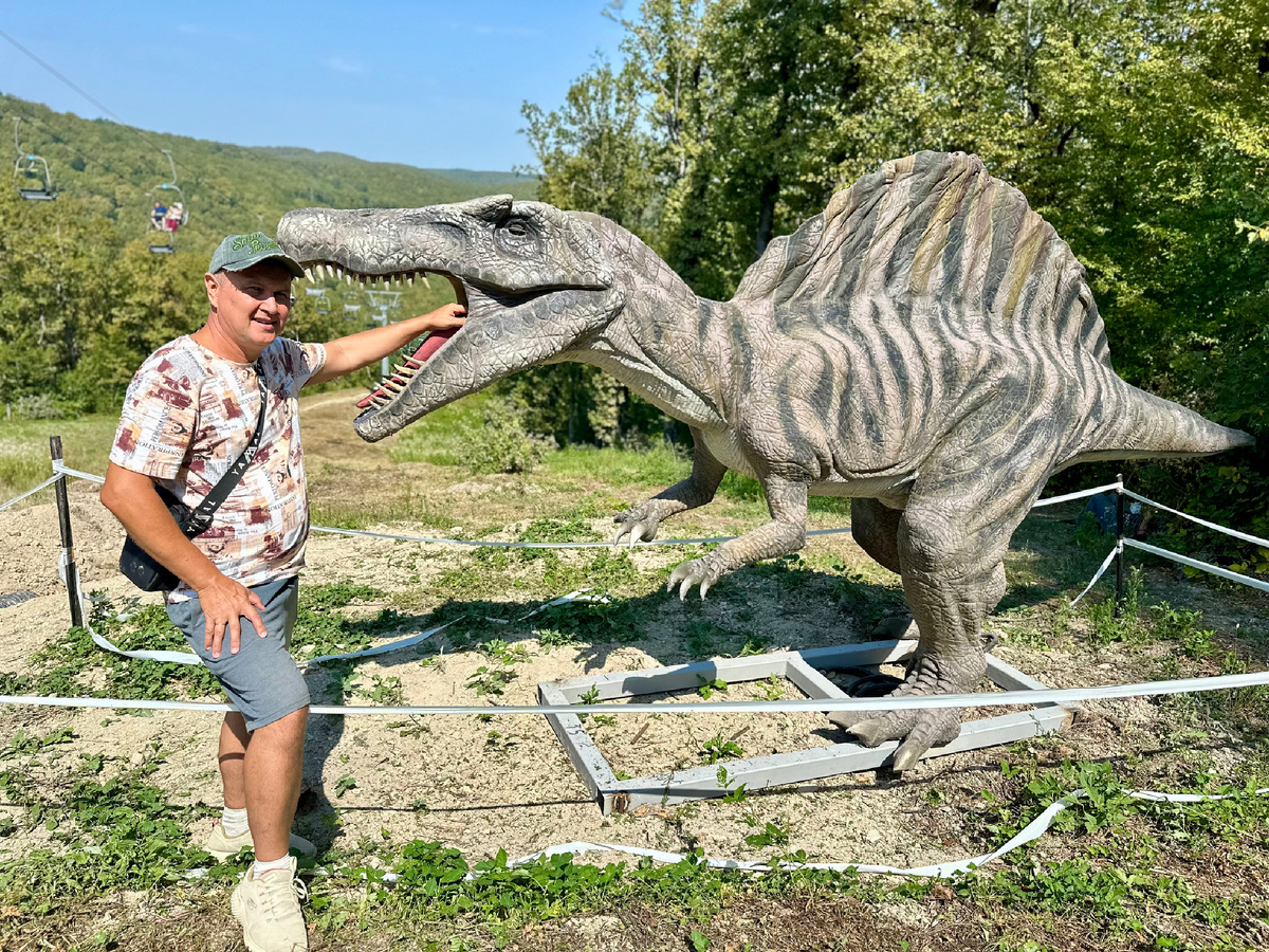 Знакомство с динозаврами в Горячем Ключе.