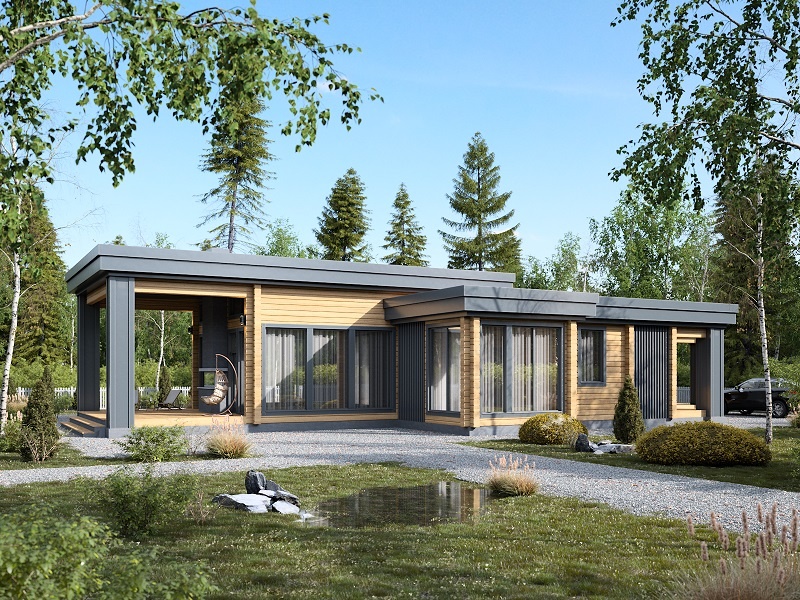 Дом из бруса 036